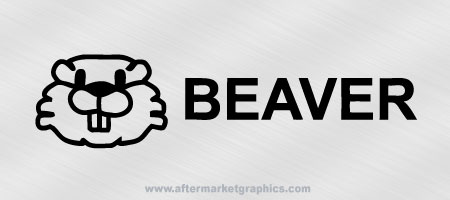 Beaver Decal